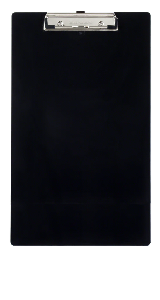 Saunders Recycled Plastic Clipboard - Legal - Black