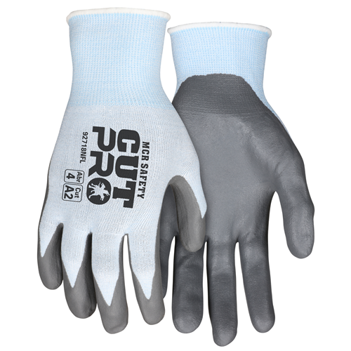 MCR Safety Cut Pro,18ga,Blue HPPE, Gray NF
