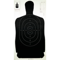 Champion Targets Champion Targets 40727 LE (Law Enforncement) Police Targets, Police Silhouette B-27, 100 Pack