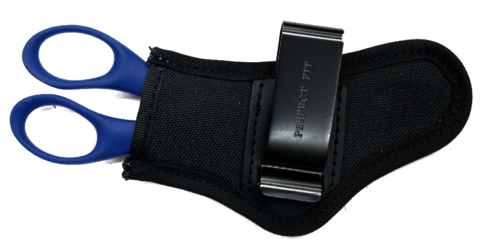 Perfect Fit Nylon Right Side Leather Scissor Holder w/ Clip