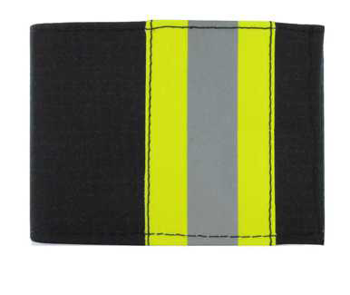 Perfect Fit Firefighter Black Matrix Bifold CC Wallet - 3.50''x4.50''