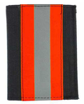 Perfect Fit Trifold Black Matrix Firefighter Wallet w/ Single ID - 3.50''x4.50''
