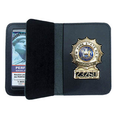 Perfect Fit Duty Leather Book Style Case w/ Double ID - 3.25''x4.63''