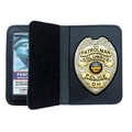 Perfect Fit Duty Leather Book Style Case w/ Double ID - 3.63''x5.50''
