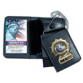 Perfect Fit 4-in-1 Badge & Single ID Case w/ Chain - 3.25''x4.75''