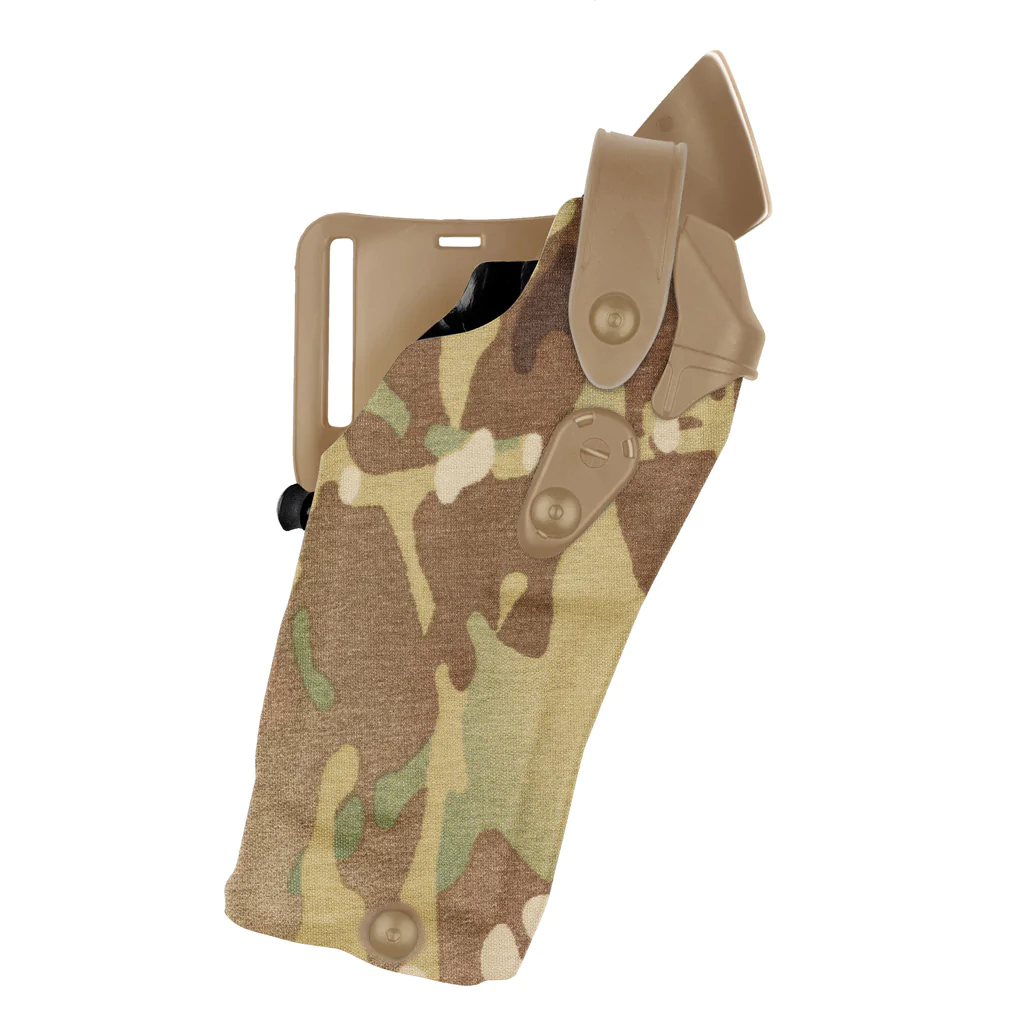 Safariland Model 6360RDS ALS/SLS Mid-Ride, Level III Retention Duty Holster for Glock 34 MOS w/ SureFire X400U