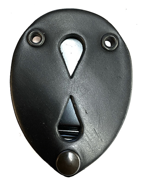 Perfect Fit Universal Teardrop Badge Clip w/ Snap & Chain