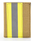 Perfect Fit Hidden Badge Firefighter Wallet w/ Gold Matrix - 3.25''x4.50''