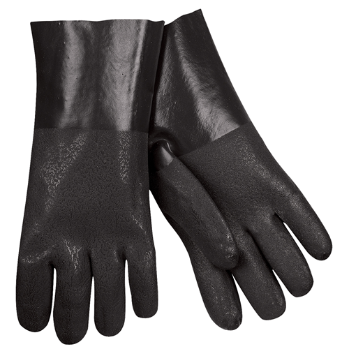 MCR Safety Black, Double Dip, Textured, 12