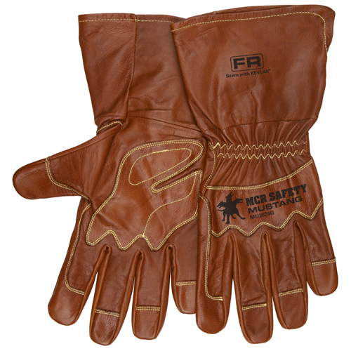 MCR Safety Grain Goat Dbl Plm unlnd Long Cuff Drvr