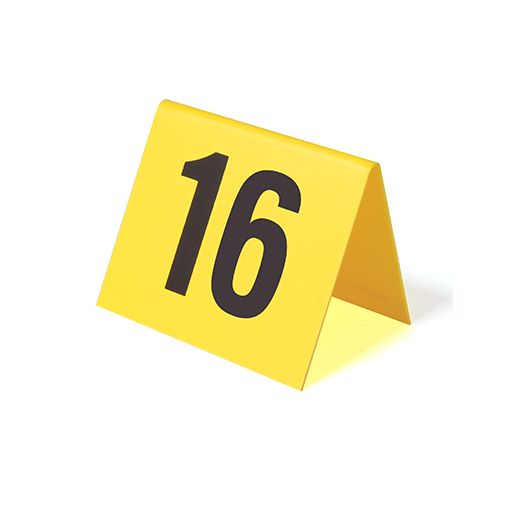 Sirchie Short Plastic Photo Evidence Numbers (16-50)