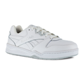Reebok BB4500 Low Cut Work Sneaker w/ Composite Toe - White w/ Gray
