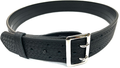 Perfect Fit 2.25'' 4 Row Stitching Sam Browne Leather Belt w/ Chrome Buckle
