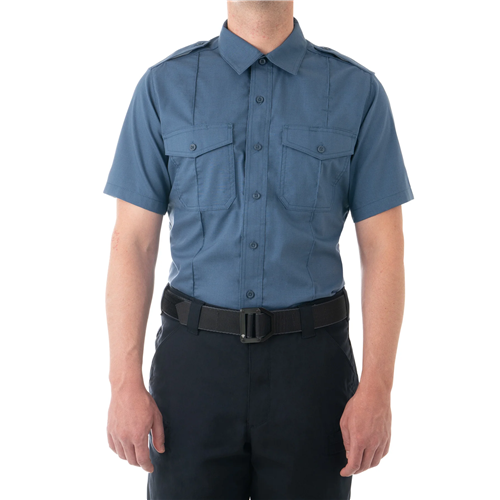 First Tactical M Pro Duty S/S Shirt - French Blue