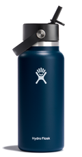 Hydro Flask Wide Mouth Insulated Water Bottle w/ Flex Straw Cap