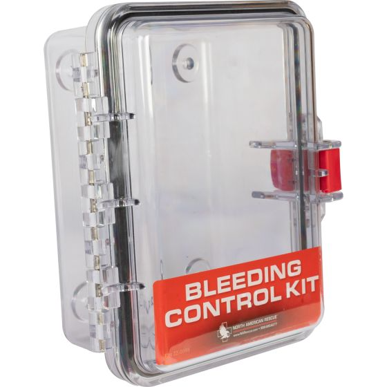 North American Rescue Individual Public Access Bleeding Control Clear Wall Case