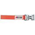 MCR Safety Glove Nickle Metal Clip, Orange Strap
