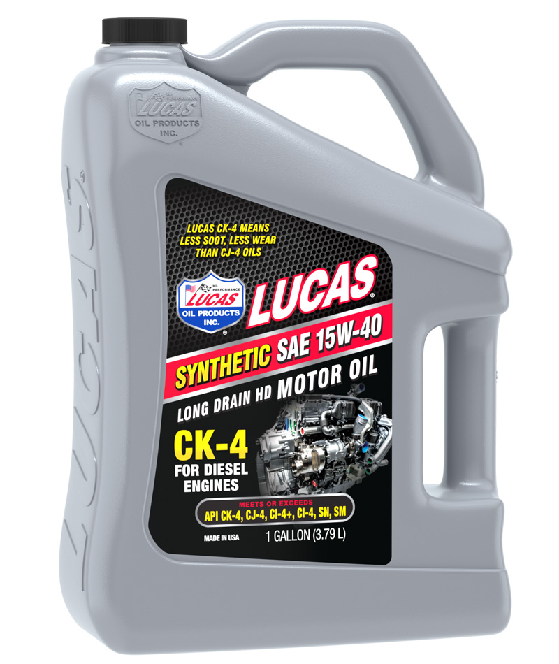 Lucas Oil SAE 15W-40 CK-4 Diesel Oil - 1 Gallon (Case of 4)