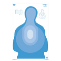 Birchwood Casey Eze-Scorer 23 x 35 BC Transitional Blue Target, 100 Targets