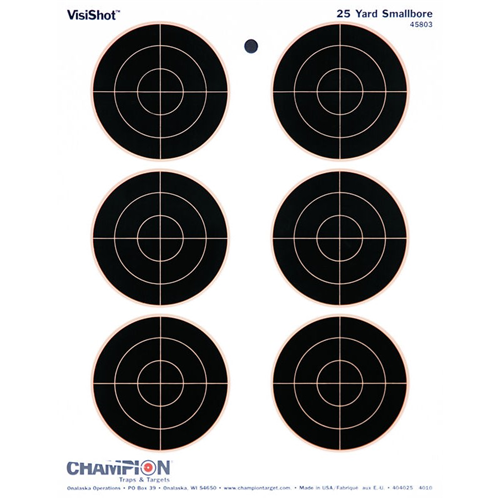 Champion Targets Champion Targets 45803 Visishot Circle Targets, 3 (10 Pack)