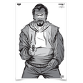 Birchwood Casey Eze-Scorer 23 x 35 Bad Guy IPSC Overlay, 100 Targets