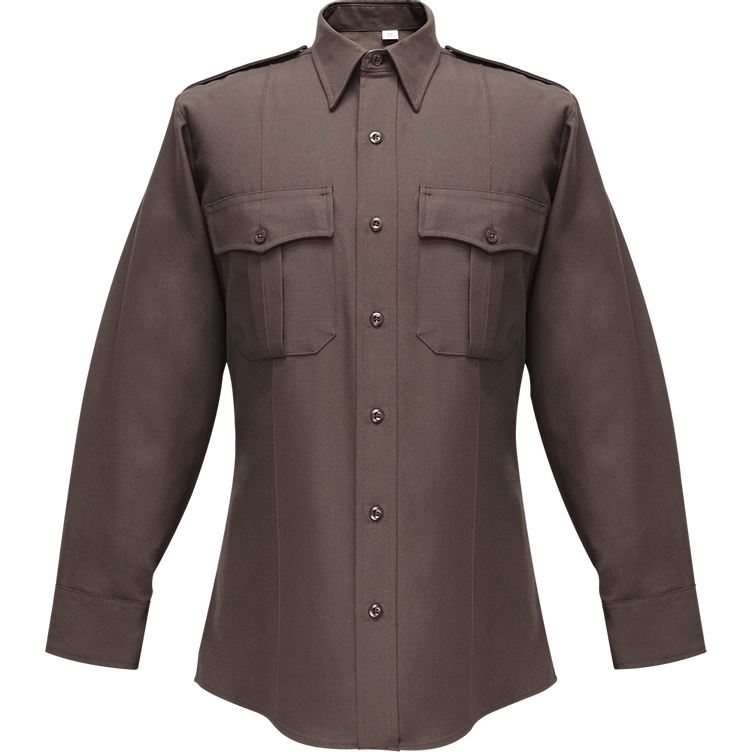 Flying Cross Command Long Sleeve Shirt w/ Zipper & Convertible Sport Collar