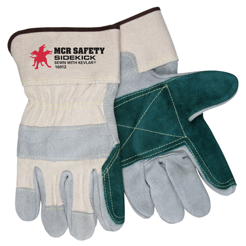 MCR Safety Side Double Leather Palm W/Kevlar