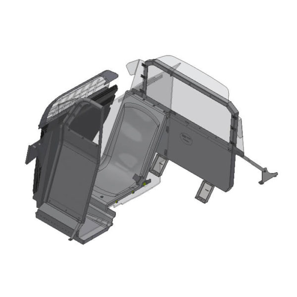 Pro-Gard Industries Pro-Cell P1300 Single Prisoner Transport