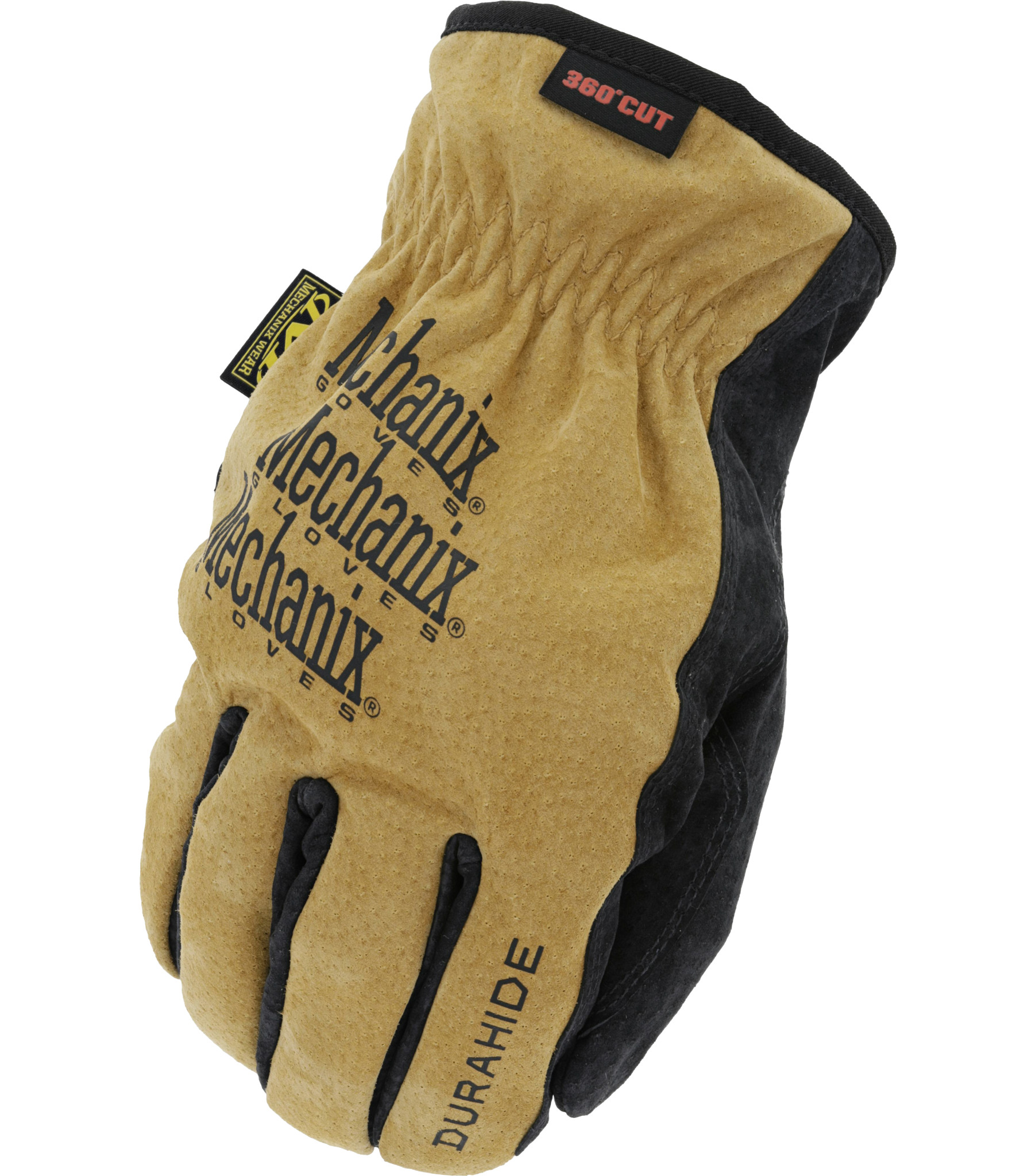 Mechanix Wear DuraHide Leather Driver E6-360 - Black/Tan