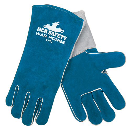 MCR Safety War Horse Foam Lined Blue Welder