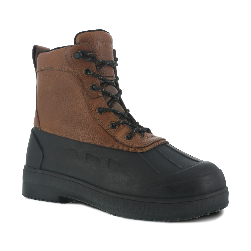 Reebok Iron Age - Compound Women's Waterproof Boot w/ Composite Toe - Black/Brown