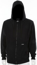 MCR Safety FR Zip Hooded Sweatshirt Black