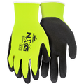 MCR Safety Yellow Hi-Vis/Black Foam Ltx