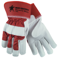 Grain Goat Lthr Palm Safety Cuff