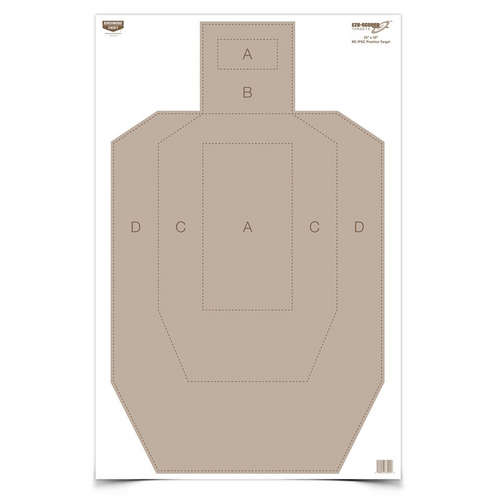 Birchwood Casey Eze-Scorer 23 x 35 IPSC Practice Target, 5 Targets