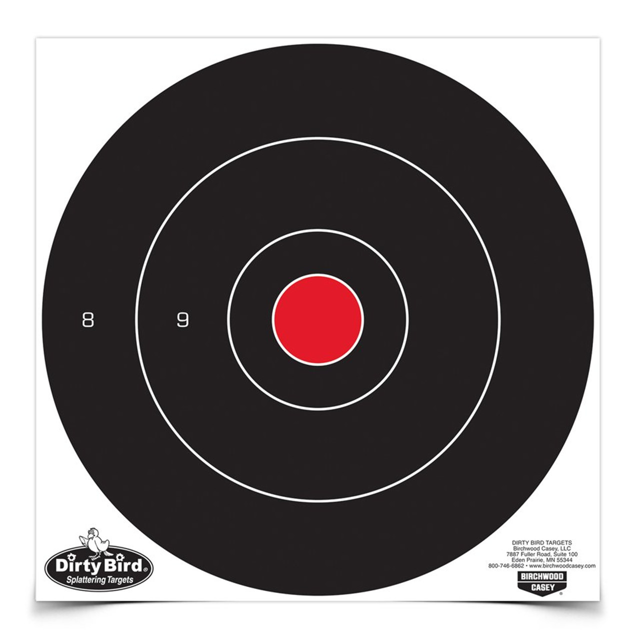 Birchwood Casey Dirty Bird 12 Inch Bull's-Eye Target