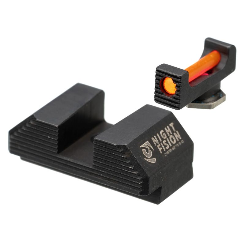 Night Fision Standard Height Fiber Optic Sight Set for Glock 17/19/45/48