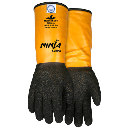 MCR Safety Ninja Coral 14 PVC Dyn lined