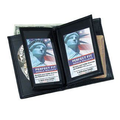 Perfect Fit Badge Wallet w/ Double ID & CC Slots - 3.38''x5.50''