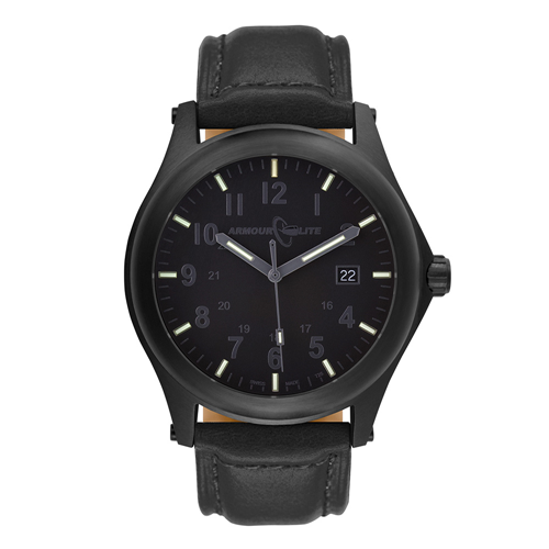 ArmourLite ArmourLite Stealth Black Swiss Tritium Illuminated Watch