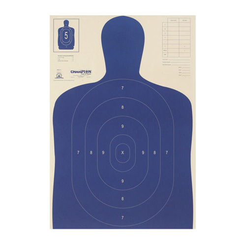 Champion Targets Champion Targets 40730 LE (Law Enforncement) Police Silhouette Targets, B27E, 100 Pack