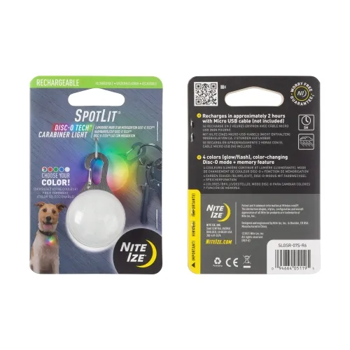 Nite-Ize Spotlit Rechargeable Carabiner Light - Disc-O Tech