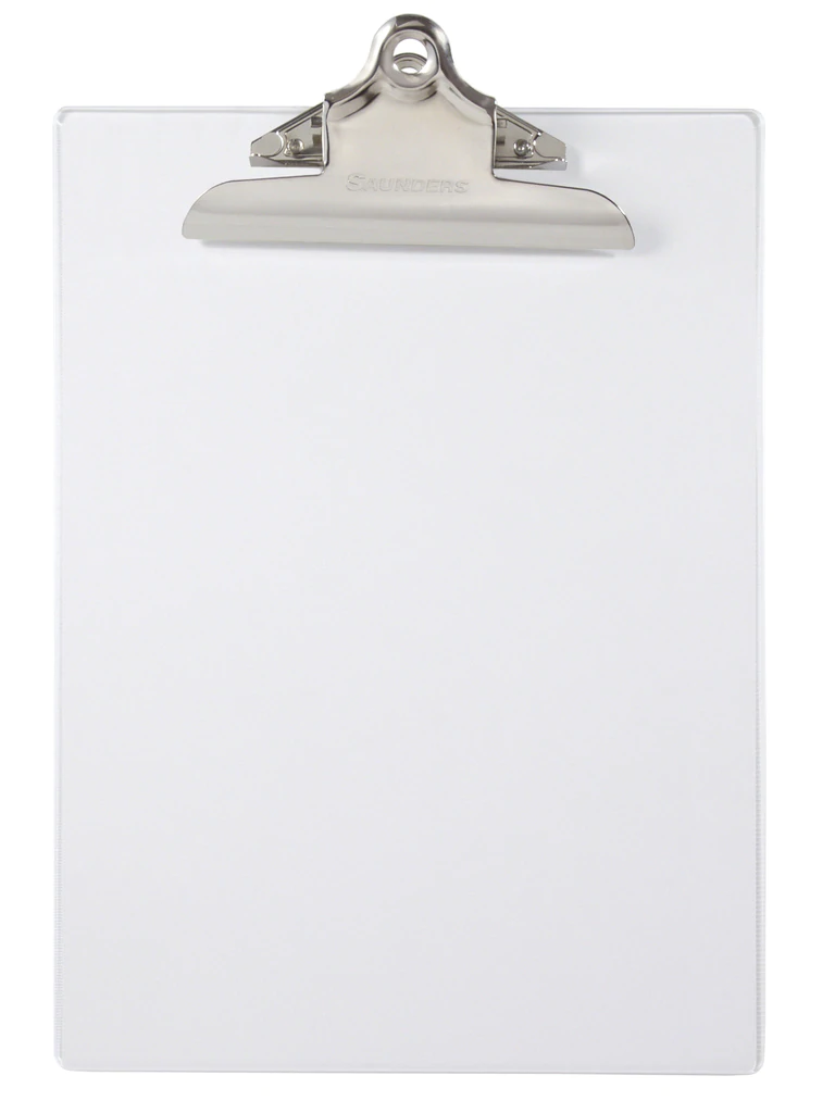 Saunders Recycled Plastic Clipboard - Letter/A4