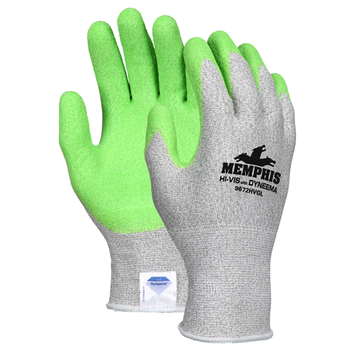 MCR Safety Dynma, S&P, Hi-Vis, Green, Latex