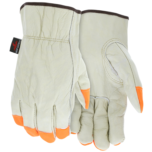 MCR Safety Ind Grd Grain Key Thb HiViz Org Fngr Tip