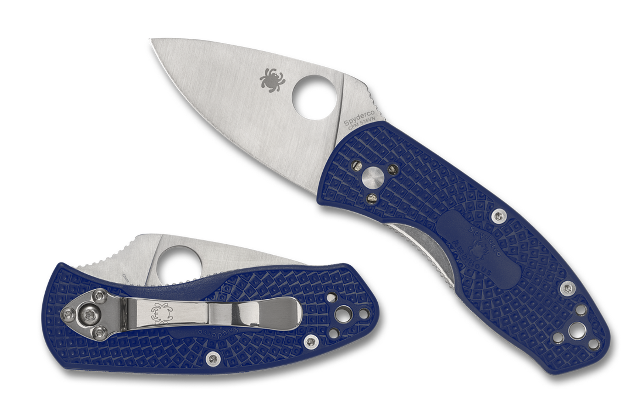 Spyderco Ambitious Lightweight Blue CPM S35VN