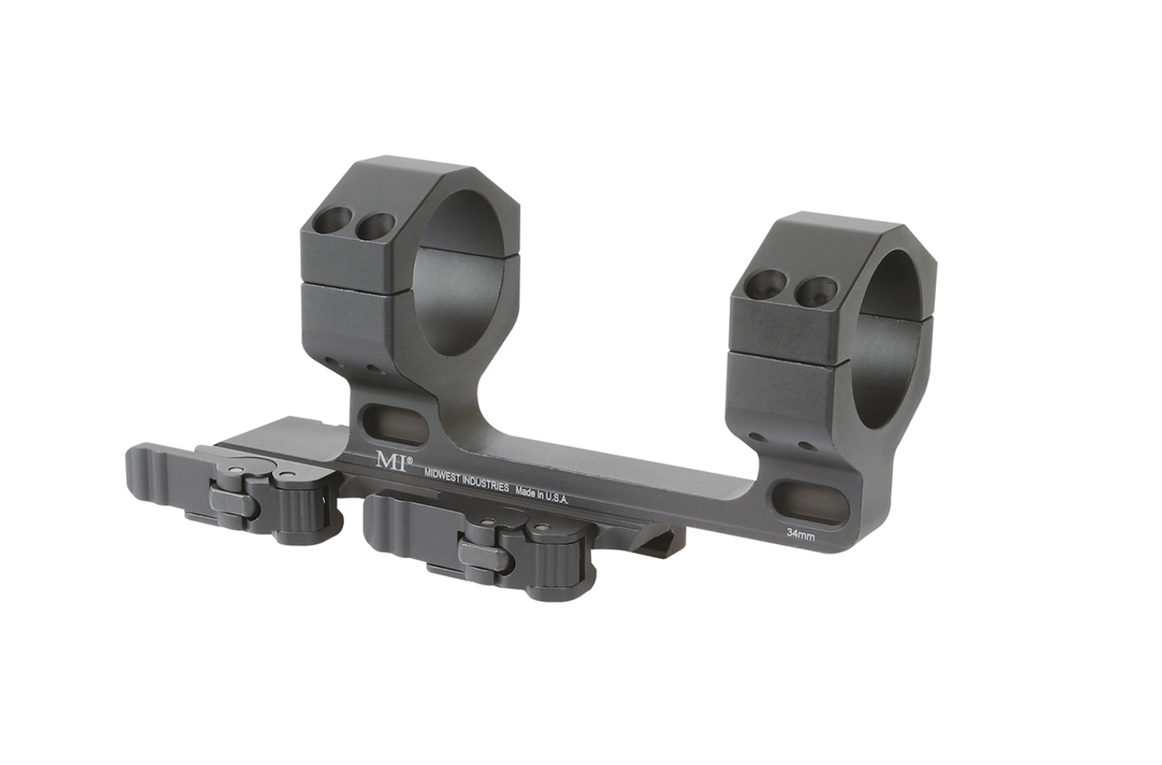 Midwest Industries 34mm QD Scope Mount - High 1.5'' Offset