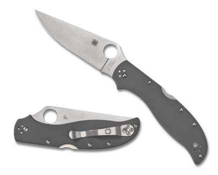 Spyderco Strech 2 XL Grey G-10 CPM CRU-WEAR