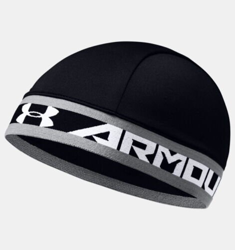 Under Armour Under Armour -  Black/White Moisture Wicking Skull Wrap Cap
