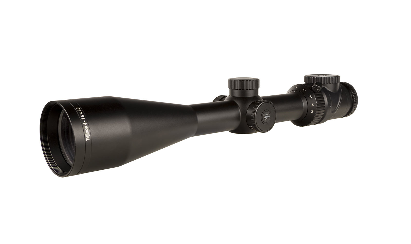Trijicon AccuPoint 4-16x50 Riflescope w/ Low Capped Adjusters - Satin Black